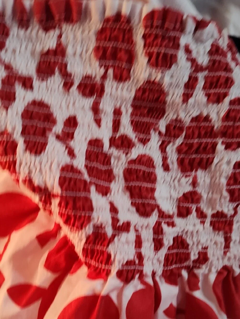 Boden White Halter Dress with Red Apple Print
